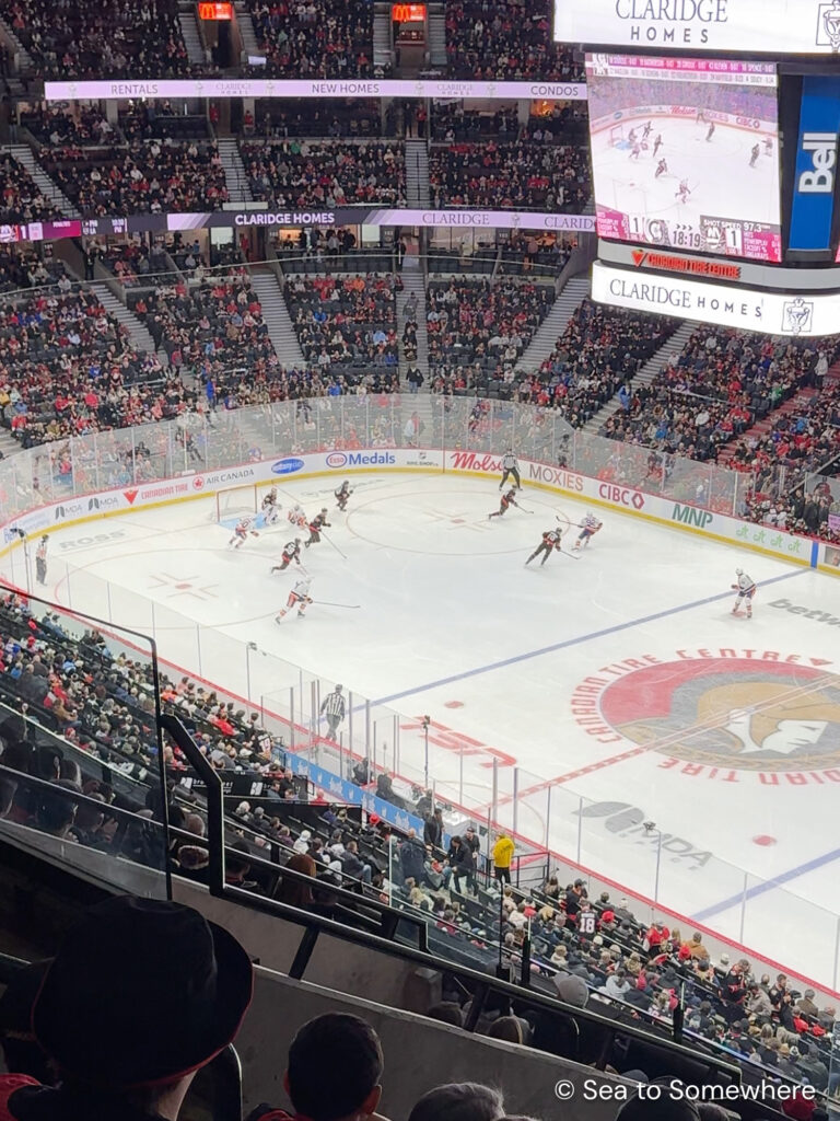Watching a Senators game in Ottawa