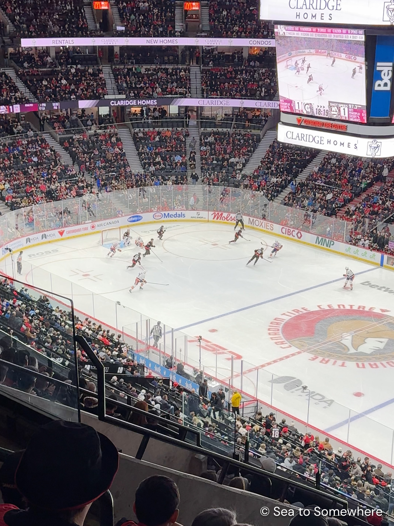 Watching a Senators game in Ottawa